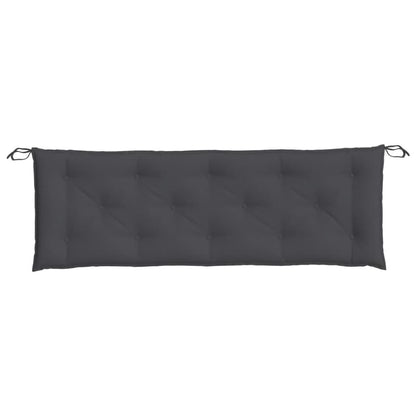 Cuscini Panca Giardino 2pz Antracite Mélange 150x50x7cm Tessuto | homemem39