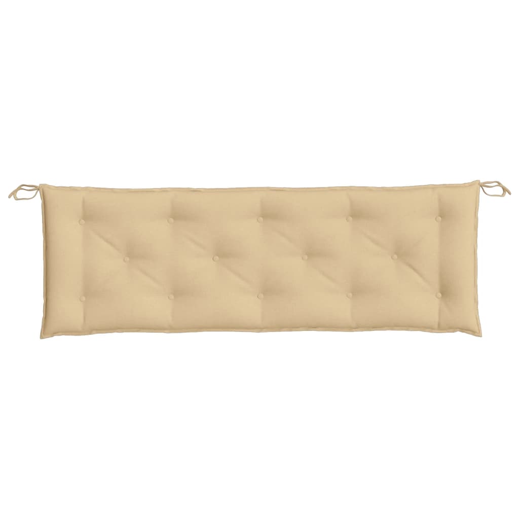Cuscini Panca Giardino 2pz Beige Mélange 150x50x7 cm Tessuto | homemem39