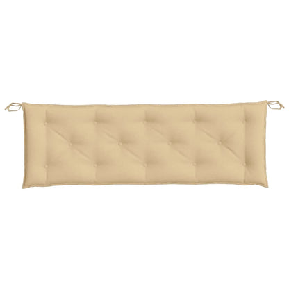 Cuscini Panca Giardino 2pz Beige Mélange 150x50x7 cm Tessuto | homemem39