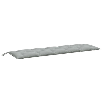 Cuscini Panca Giardino 2pz Grigio Chiaro Mélange 180x50x7 cm | homemem39