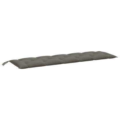 Cuscini Panca Giardino 2pz Grigio Scuro Mélange 180x50x7 cm | homemem39