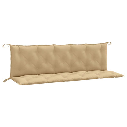 Cuscini Panca Giardino 2pz Beige Mélange 180x50x7 cm Tessuto | homemem39