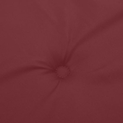 Cuscini Panca Giardino 2pz Rosso Vino Mélange 200x50x7 cm | homemem39