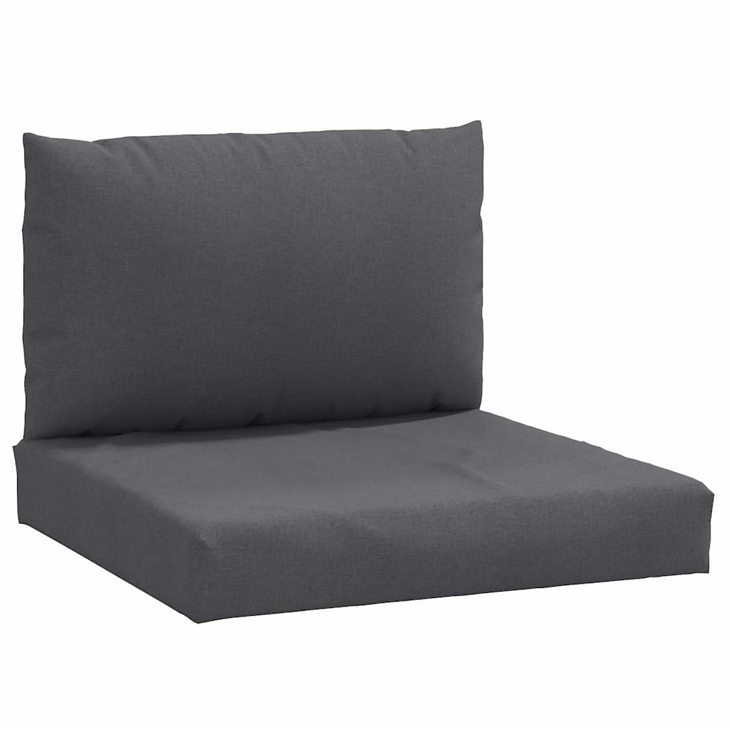 Cuscini per Pallet 2 pz Antracite Mélange in Tessuto | homemem39
