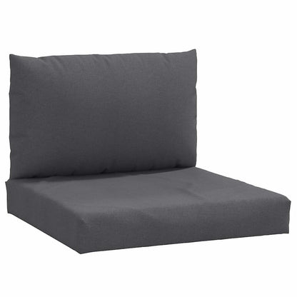 Cuscini per Pallet 2 pz Antracite Mélange in Tessuto | homemem39