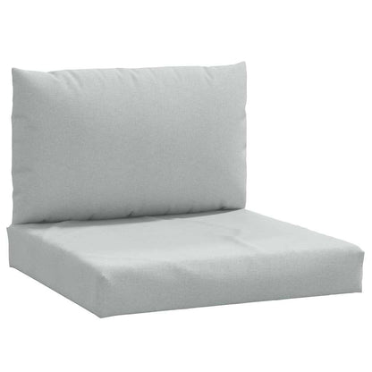 Cuscini per Pallet 2 pz Grigio Chiaro Mélange in Tessuto | homemem39