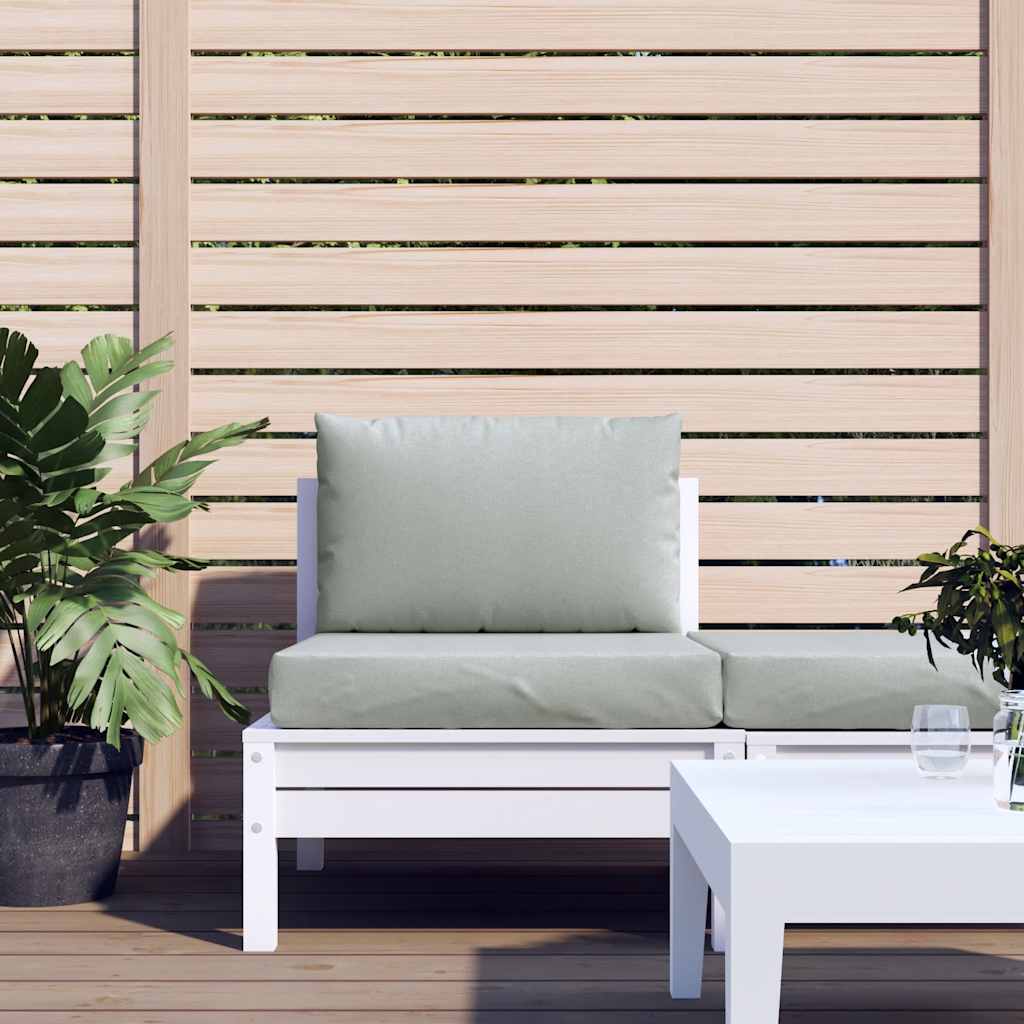 Cuscini per Pallet 2 pz Grigio Chiaro Mélange in Tessuto | homemem39