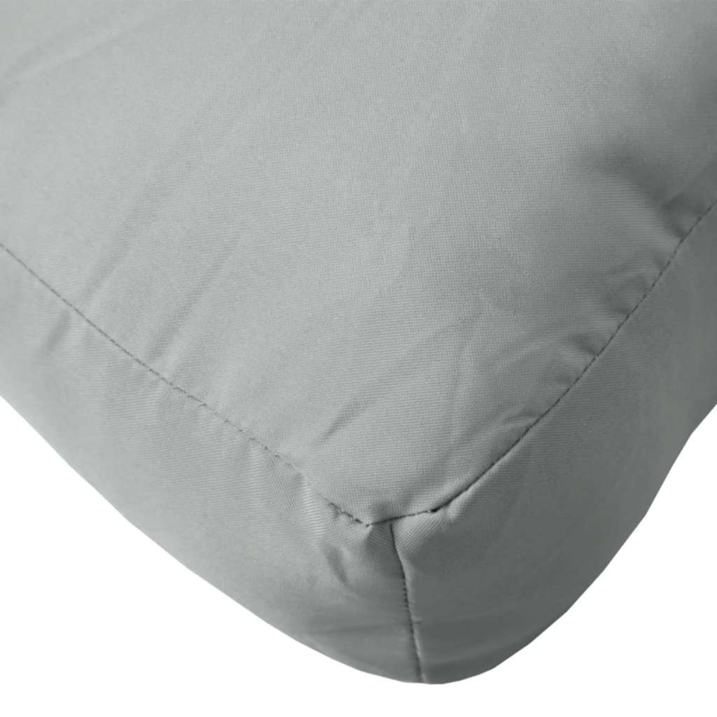 Cuscini per Pallet 2 pz Grigio Chiaro Mélange in Tessuto | homemem39