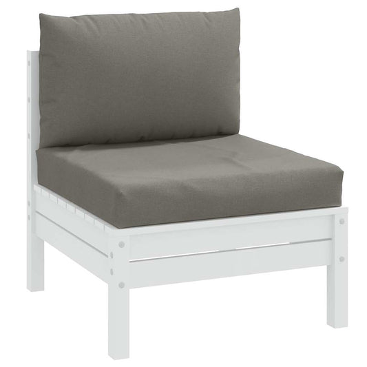 Cuscini per Pallet 2 pz Grigio Scuro Mélange in Tessuto | homemem39
