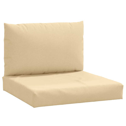 Cuscini per Pallet 2 pz Beige Mélange in Tessuto | homemem39