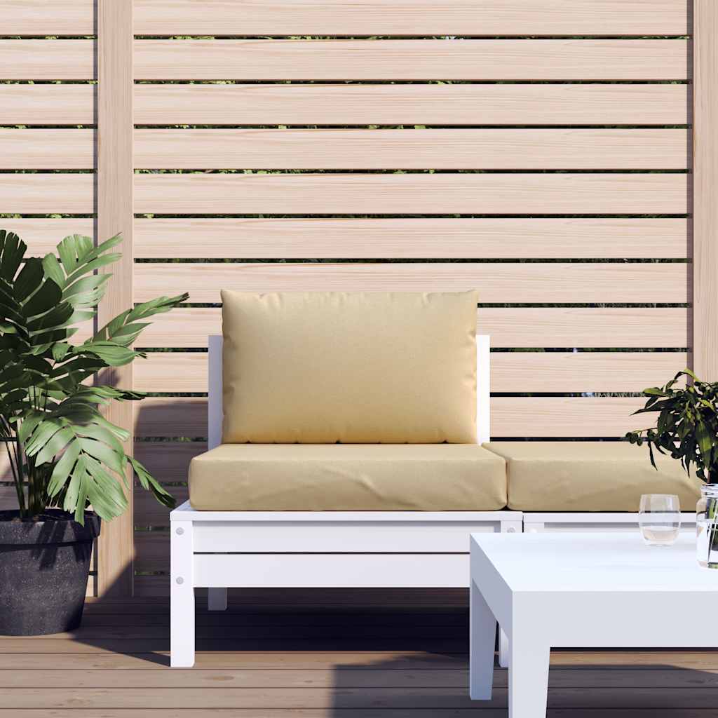 Cuscini per Pallet 2 pz Beige Mélange in Tessuto | homemem39