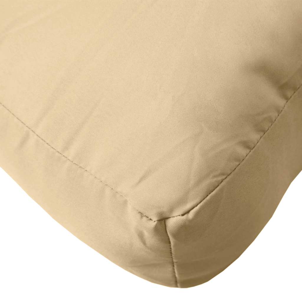 Cuscini per Pallet 2 pz Beige Mélange in Tessuto | homemem39