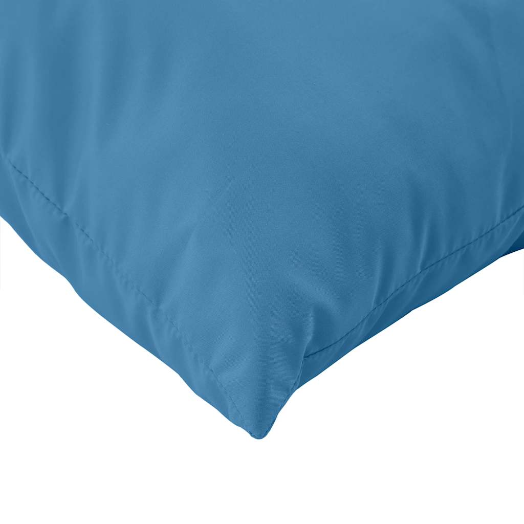 Cuscini per Pallet 2 pz Blu Mélange in Tessuto | homemem39