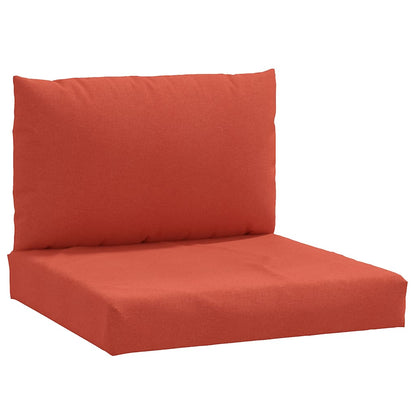 Cuscini per Pallet 2 pz Rossi Mélange in Tessuto | homemem39