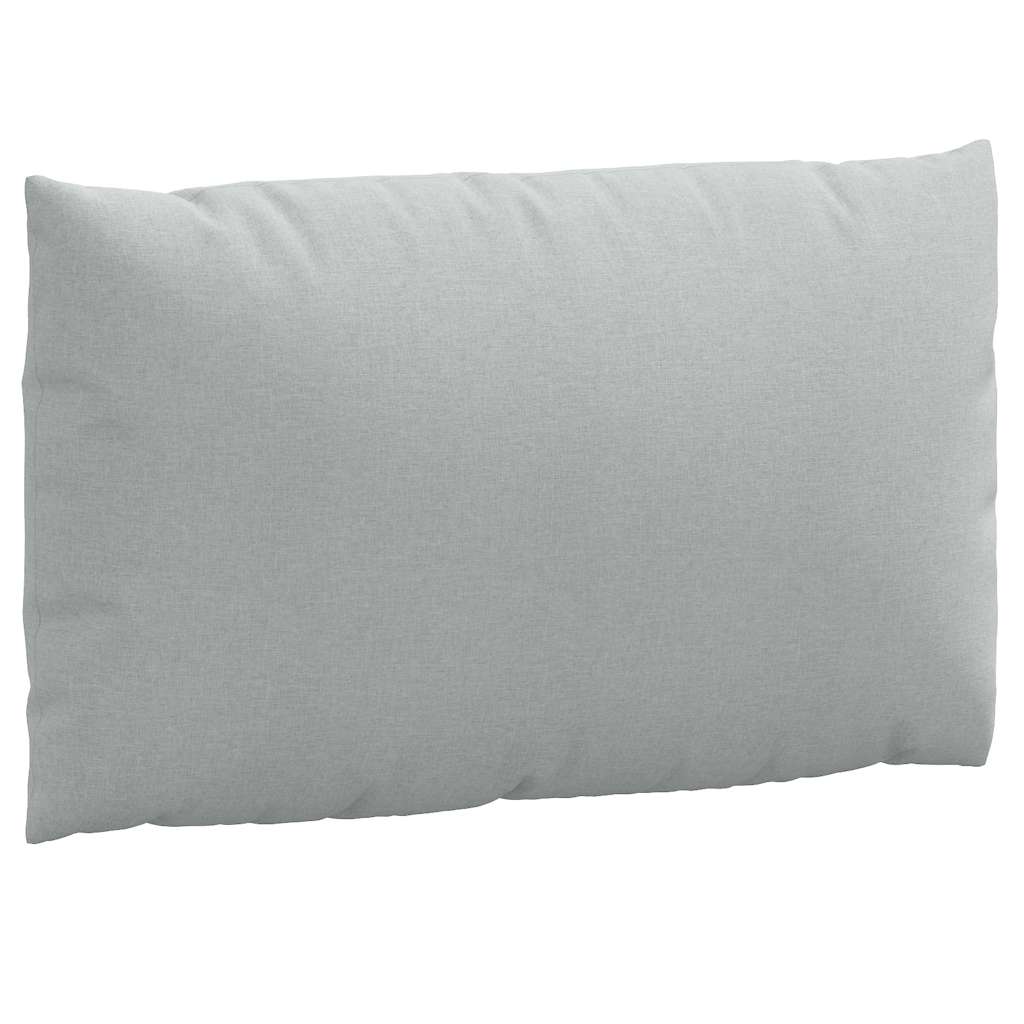 Cuscini per Pallet 3 pz Grigio Chiaro Mélange in Tessuto | homemem39