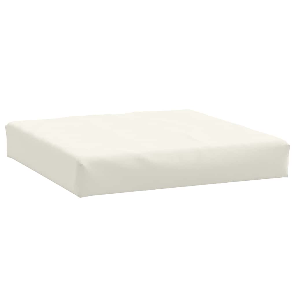 Cuscino per Pallet Crema Mélange 60x60x9,5 cm in Tessuto | homemem39