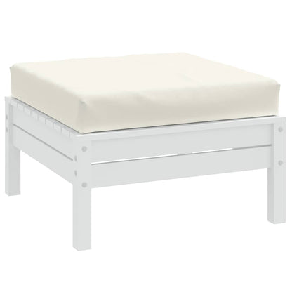 Cuscino per Pallet Crema Mélange 60x60x9,5 cm in Tessuto | homemem39