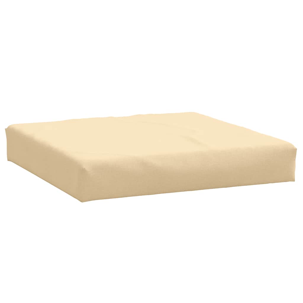 Cuscino per Pallet Beige Mélange 60x60x9,5 cm in Tessuto | homemem39