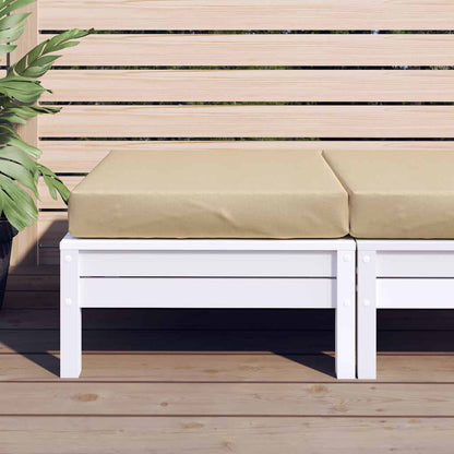 Cuscino per Pallet Beige Mélange 60x60x9,5 cm in Tessuto | homemem39