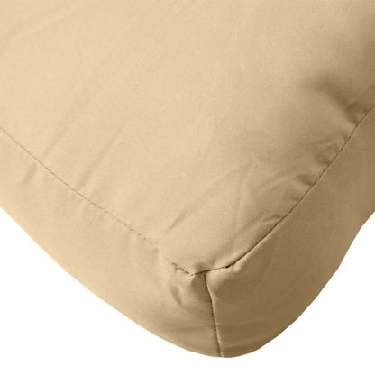 Cuscino per Pallet Beige Mélange 60x60x9,5 cm in Tessuto | homemem39