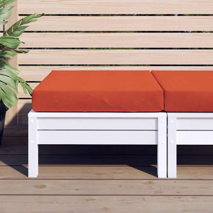 Cuscino per Pallet Rosso Mélange 60x60x9,5 cm in Tessuto