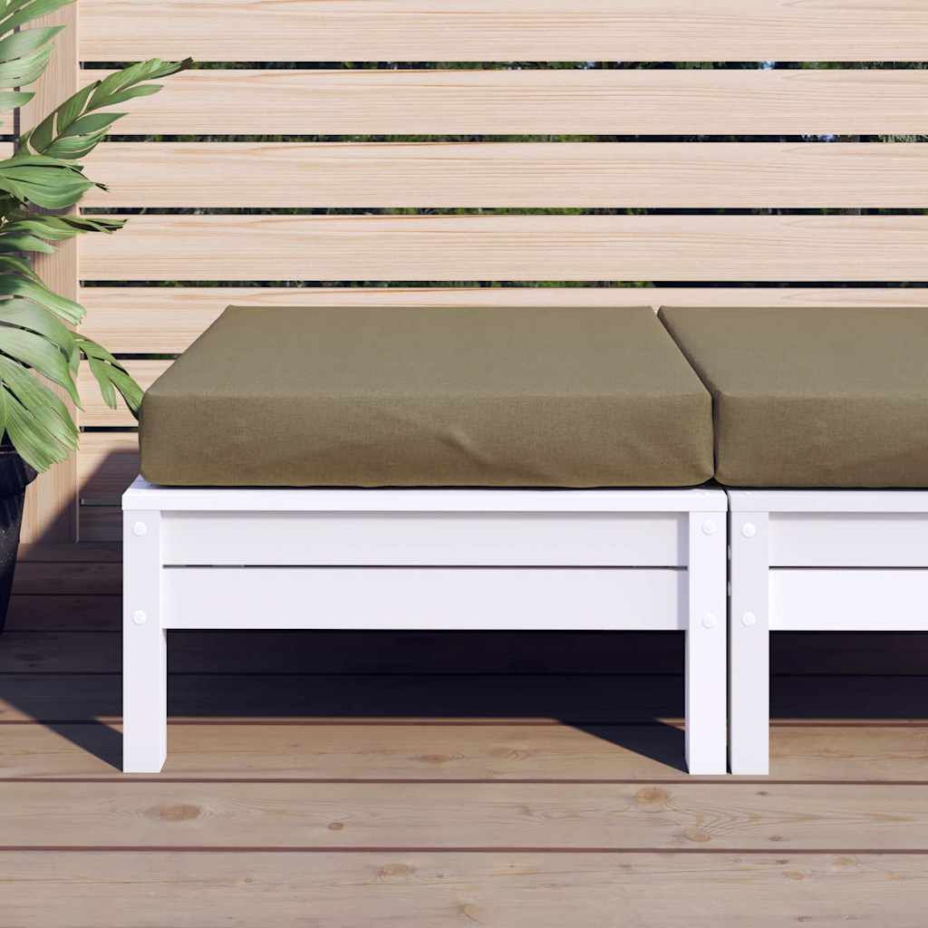 Cuscino per Pallet Tortora Mélange 60x60x9,5 cm in Tessuto | homemem39