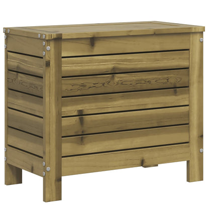 Poggiapiedi da Giardino 62x31,5x52 cm Legno Impregnato di Pino