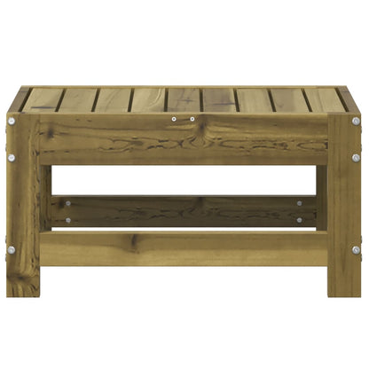 Poggiapiedi da Giardino 62x30x32 cm in Legno Impregnato di Pino - homemem39