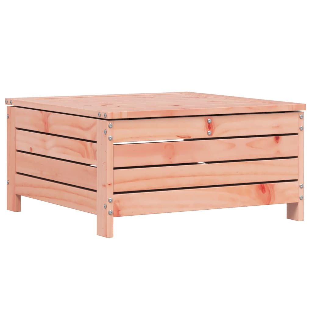 Poggiapiedi da Giardino 62x63,5x32 cm Legno Massello di Douglas