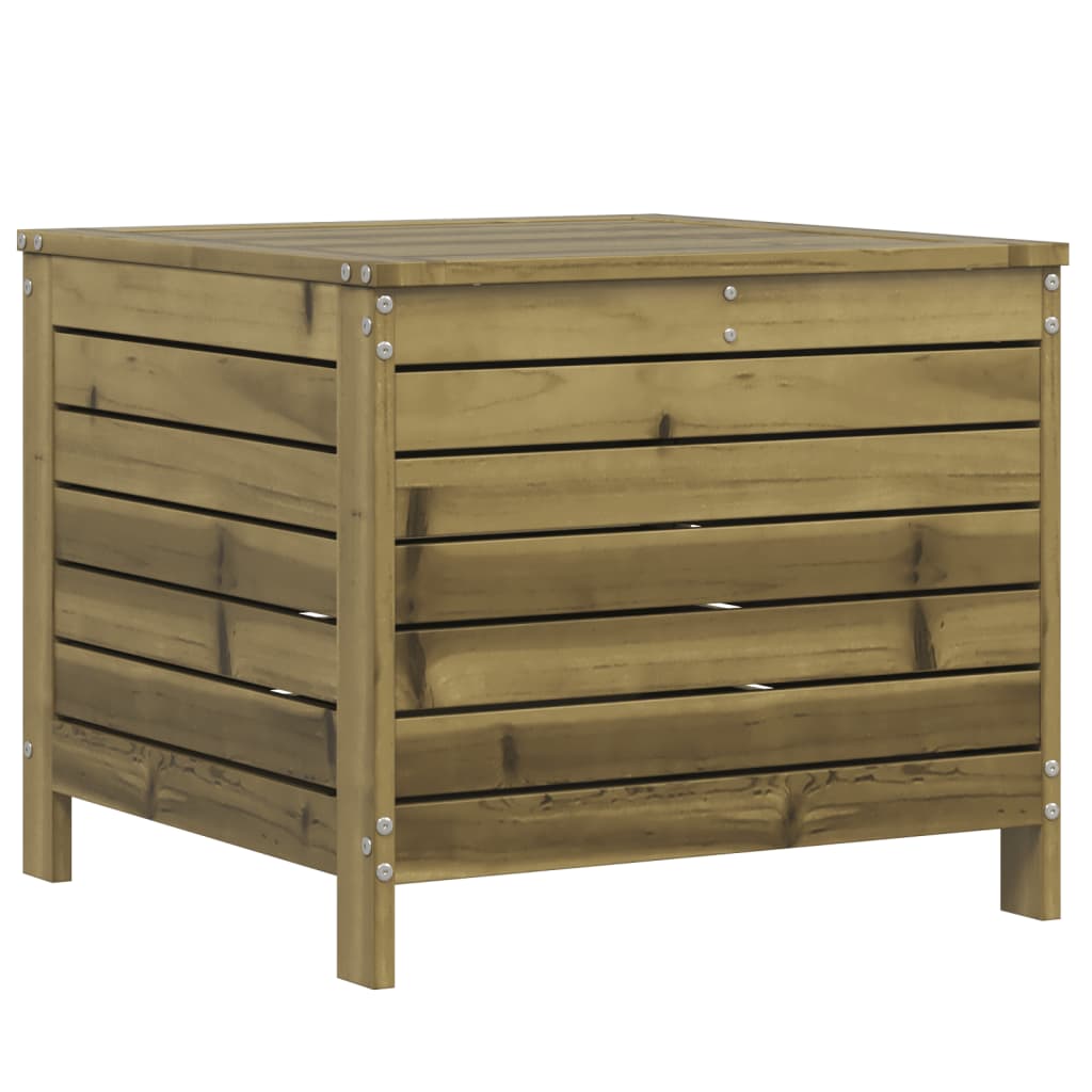 Poggiapiedi da Giardino 62x63,5x53,5cm Legno Impregnato di Pino - homemem39