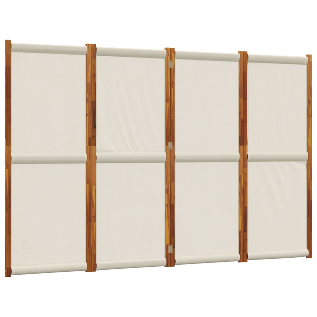 Divisorio a 4 Pannelli Grigio Chiaro 280x180 cm - homemem39