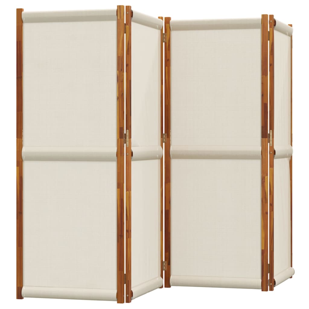 Divisorio a 4 Pannelli Grigio Chiaro 280x180 cm - homemem39