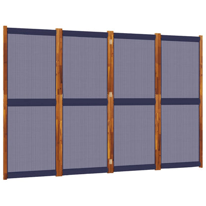 Divisorio a 4 Pannelli Blu Scuro 280x180 cm - homemem39
