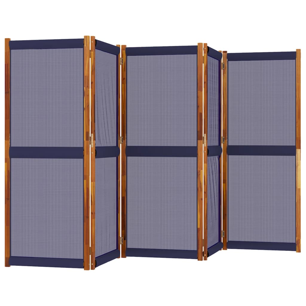 Divisorio a 5 Pannelli Blu Scuro 350x180 cm - homemem39