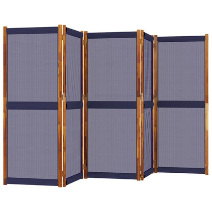 Divisorio a 5 Pannelli Blu Scuro 350x180 cm - homemem39