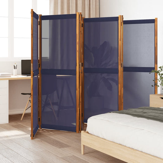 Divisorio a 6 Pannelli Blu Scuro 420x180 cm - homemem39