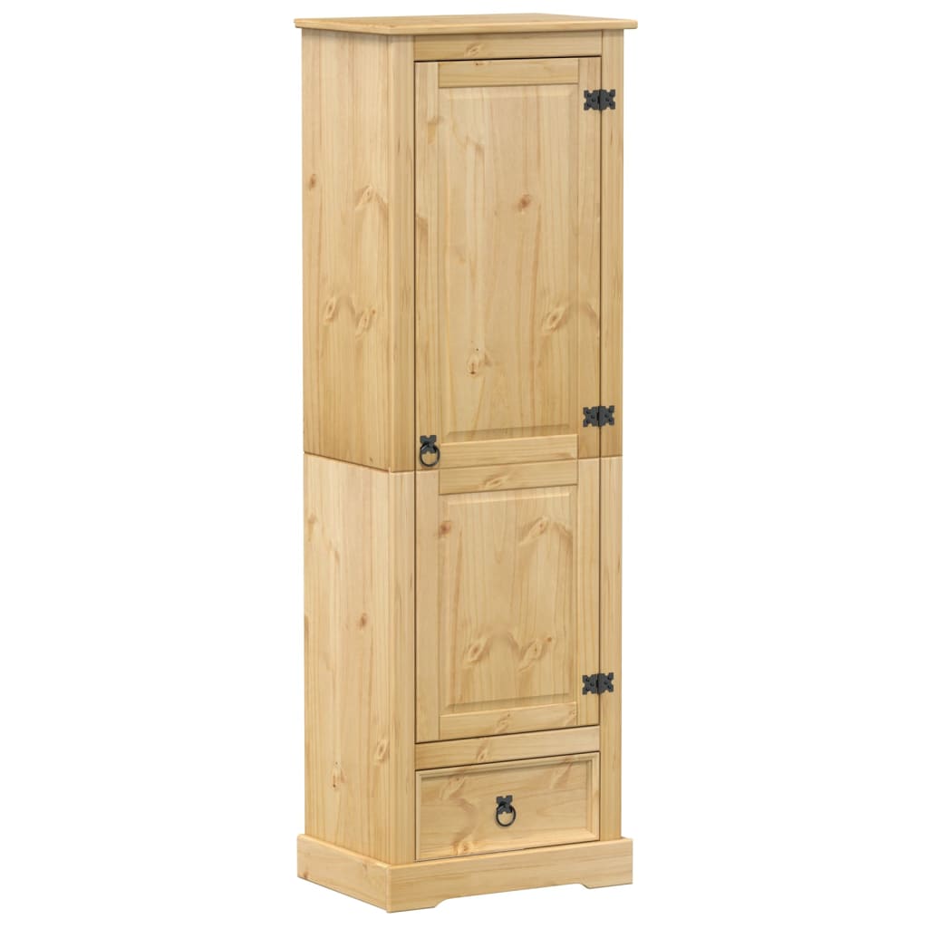 Armadio Corona 55x38x170 cm in Legno Massello di Pino - homemem39
