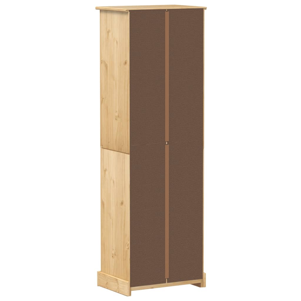 Armadio Corona 55x38x170 cm in Legno Massello di Pino - homemem39