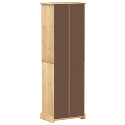 Armadio Corona 55x38x170 cm in Legno Massello di Pino - homemem39