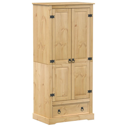 Armadio Corona 76x50x170 cm in Legno Massello di Pino - homemem39