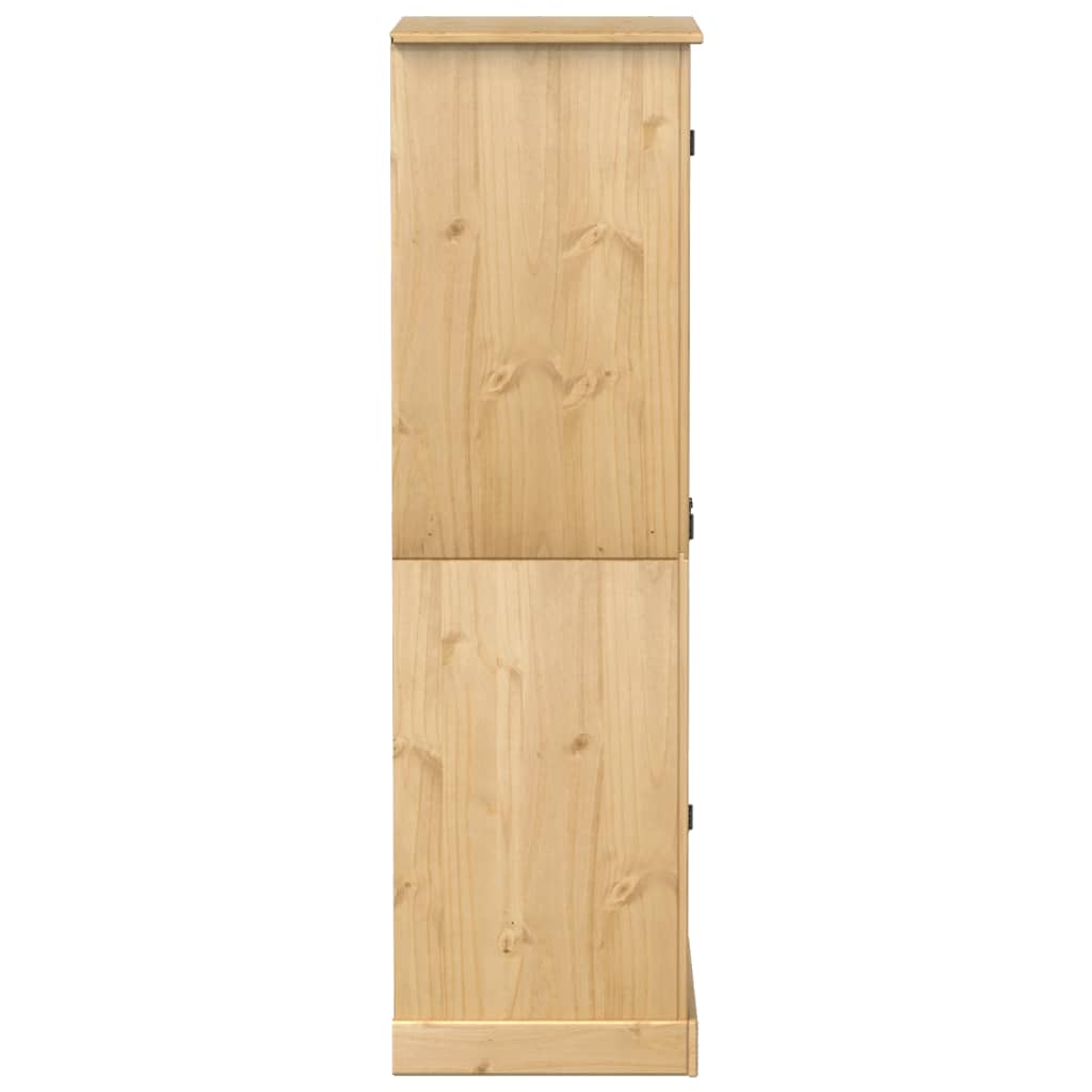 Armadio Corona 76x50x170 cm in Legno Massello di Pino - homemem39