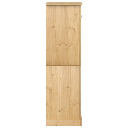 Armadio Corona 76x50x170 cm in Legno Massello di Pino - homemem39
