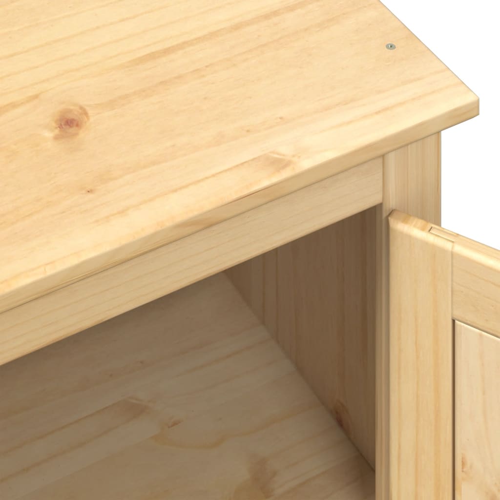 Armadio Corona 76x50x170 cm in Legno Massello di Pino - homemem39