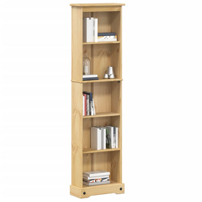 Libreria Corona 46x20x170 cm in Legno Massello di Pino | homemem39