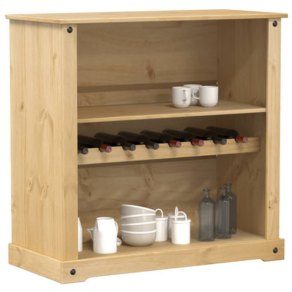 Cantinetta per Vini Corona 107,5x51x105,5cm Legno Massello Pino - homemem39