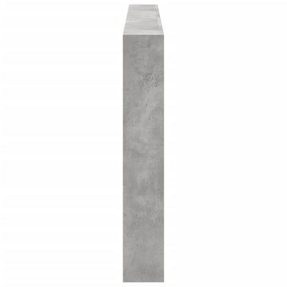 Testiera con Contenitore a LED Grigio Cemento 200x17x102 cm - homemem39