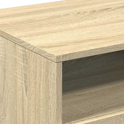 Tavolino da Salotto Gambe in Metallo Rovere Sonoma 90x49x40 cm | homemem39