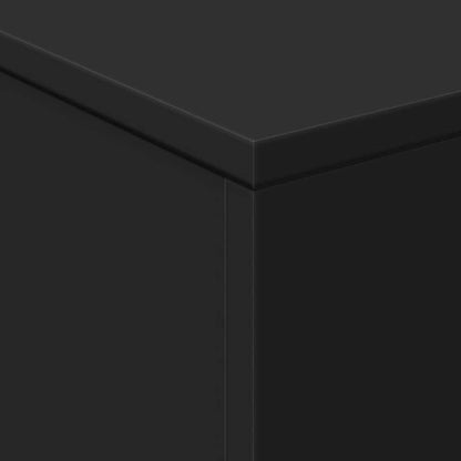 Tavolino da Salotto con Luci LED Nero 50x50x40 cm | homemem39