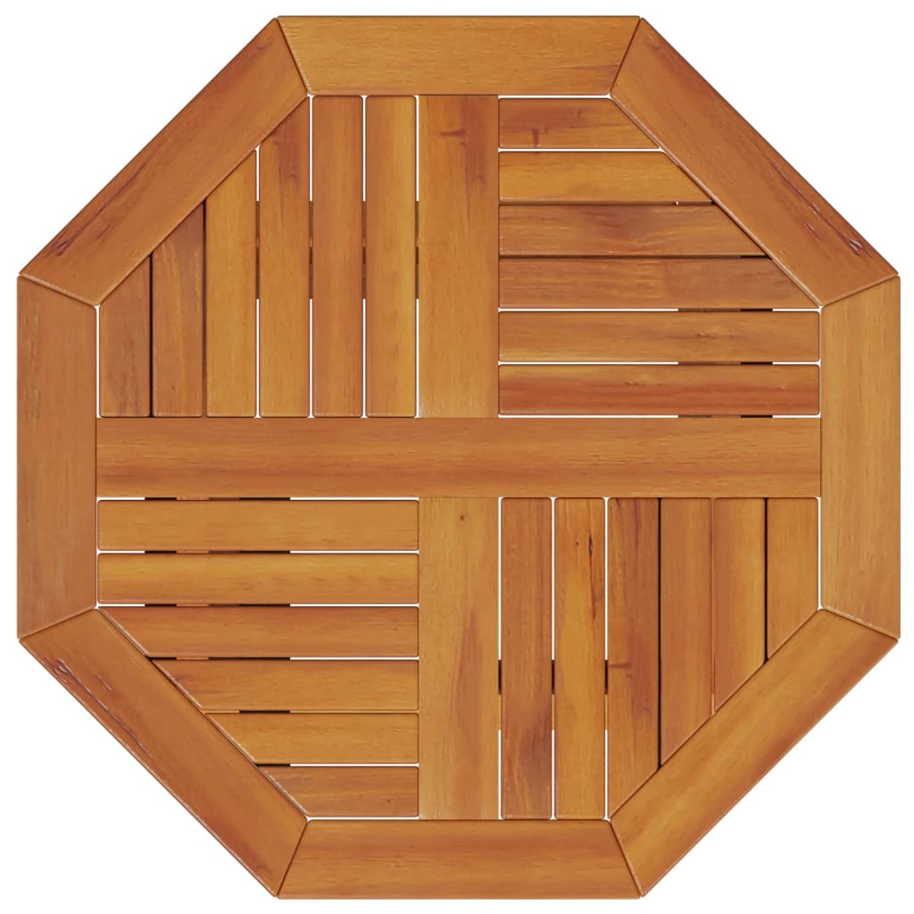 Tavolo da Giardino Pieghevole Ø60x75cm Legno Massello di Acacia - homemem39