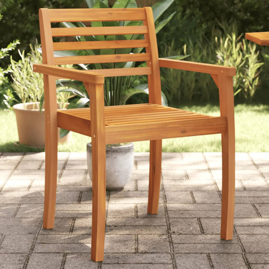 Sedie da Giardino 2 pz 59x55x85 cm Legno Massello di Acacia | homemem39